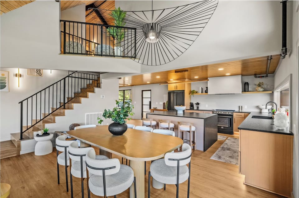 Open-concept layout allows you to cook, dine, and entertain all in one space. 
