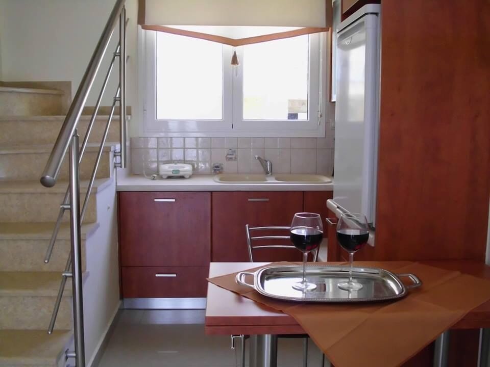 Duplex, Sea View | Private kitchen | Fridge, oven, stovetop, toaster oven