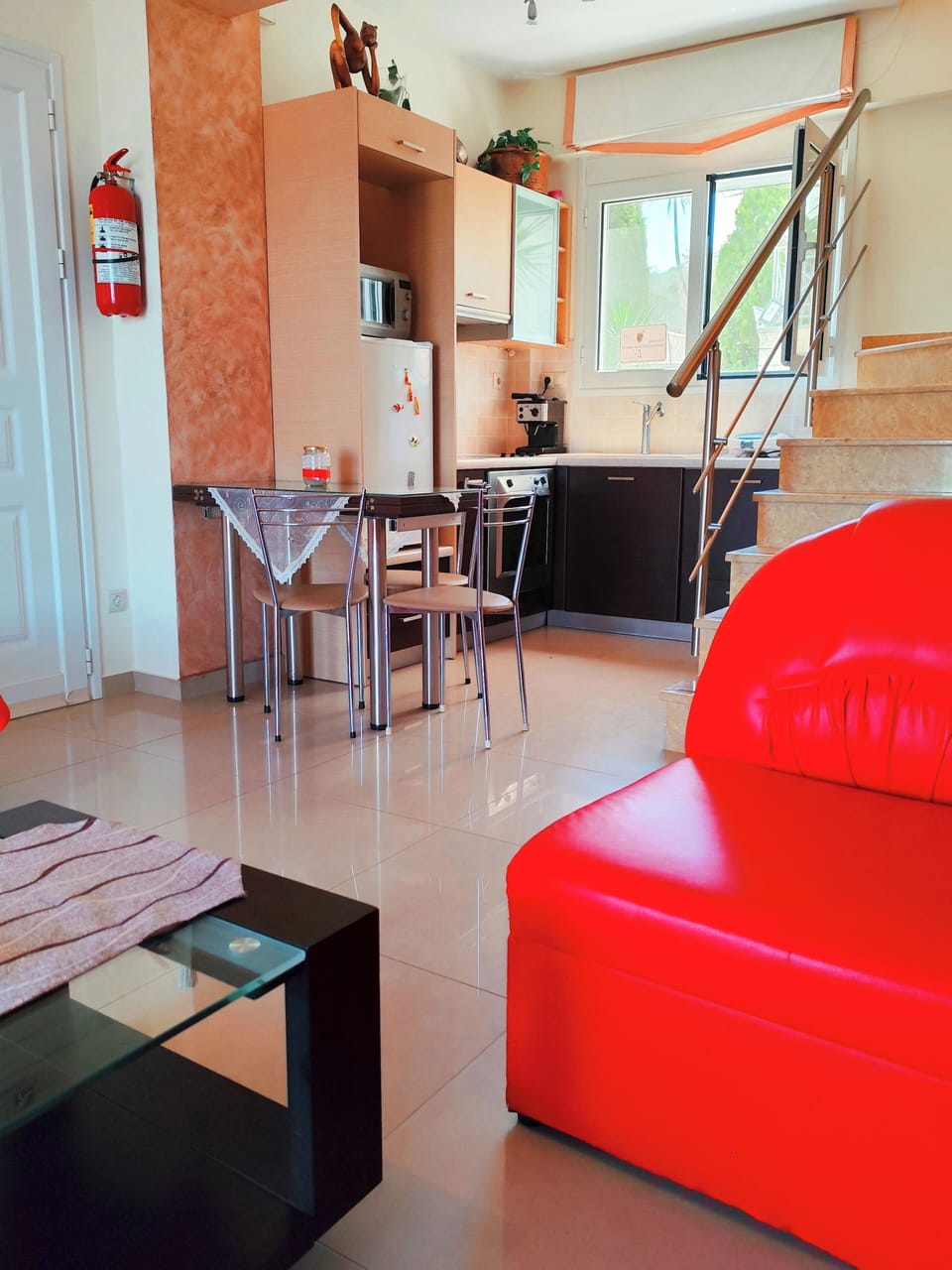Duplex, Sea View | Living area | 32-inch flat-screen TV with digital channels, TV, toys