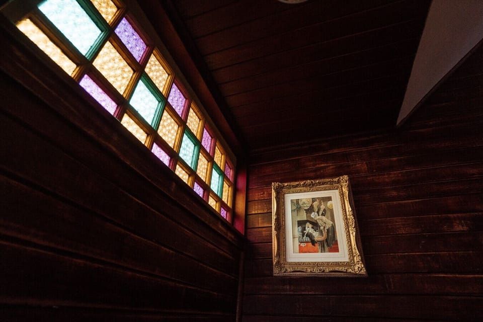 More stunning features including original stained glass.