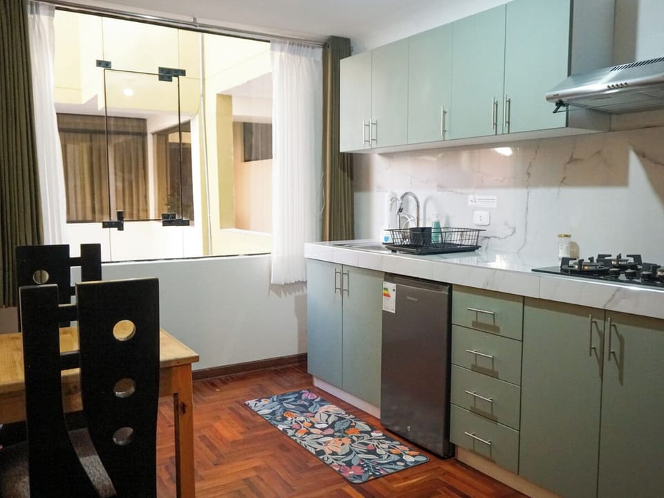 Equipped kitchen