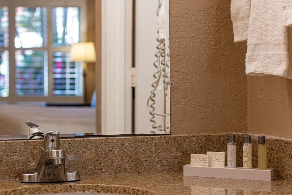 Start your morning with stocked essentials by the sink.