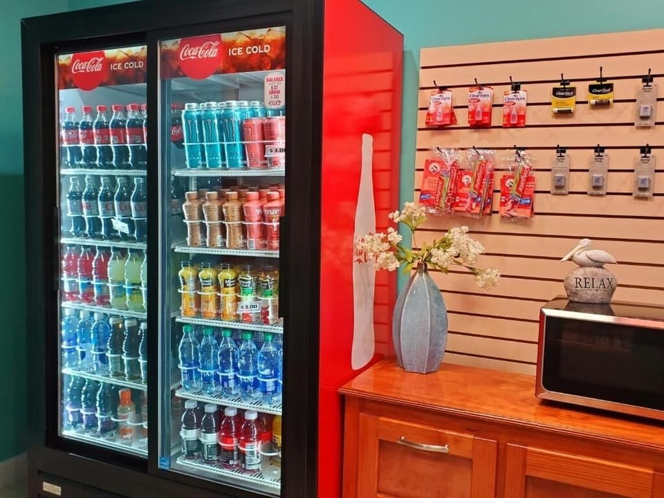 Grab a quick treat and head back to relaxing.