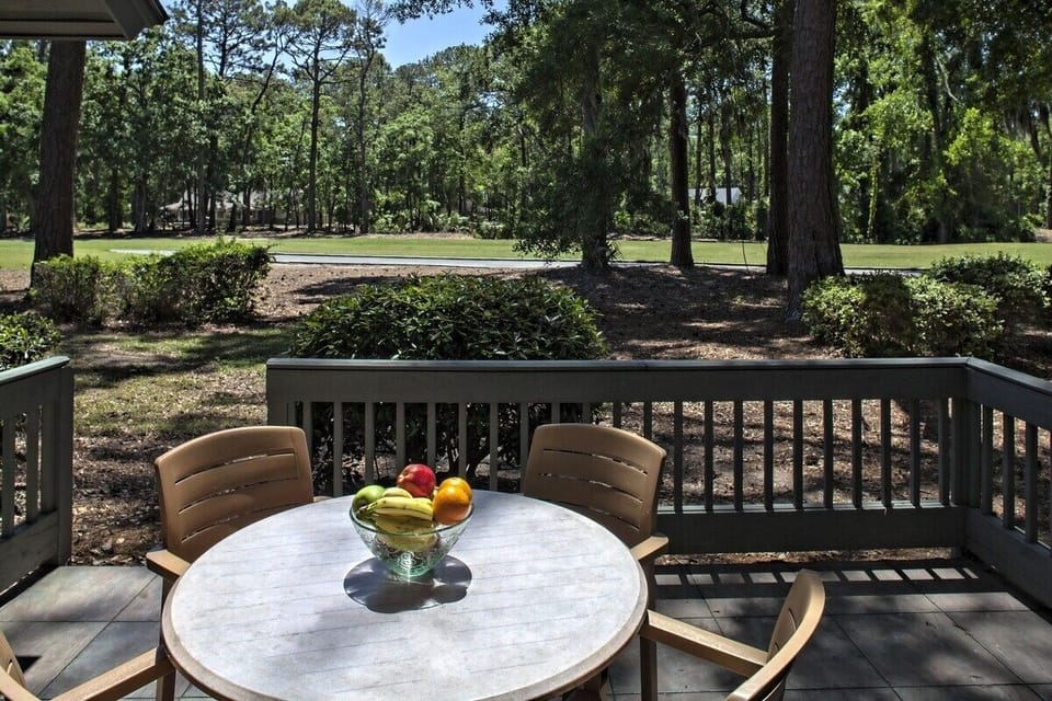 Breathe deep beside the pond and feel instantly calmer.