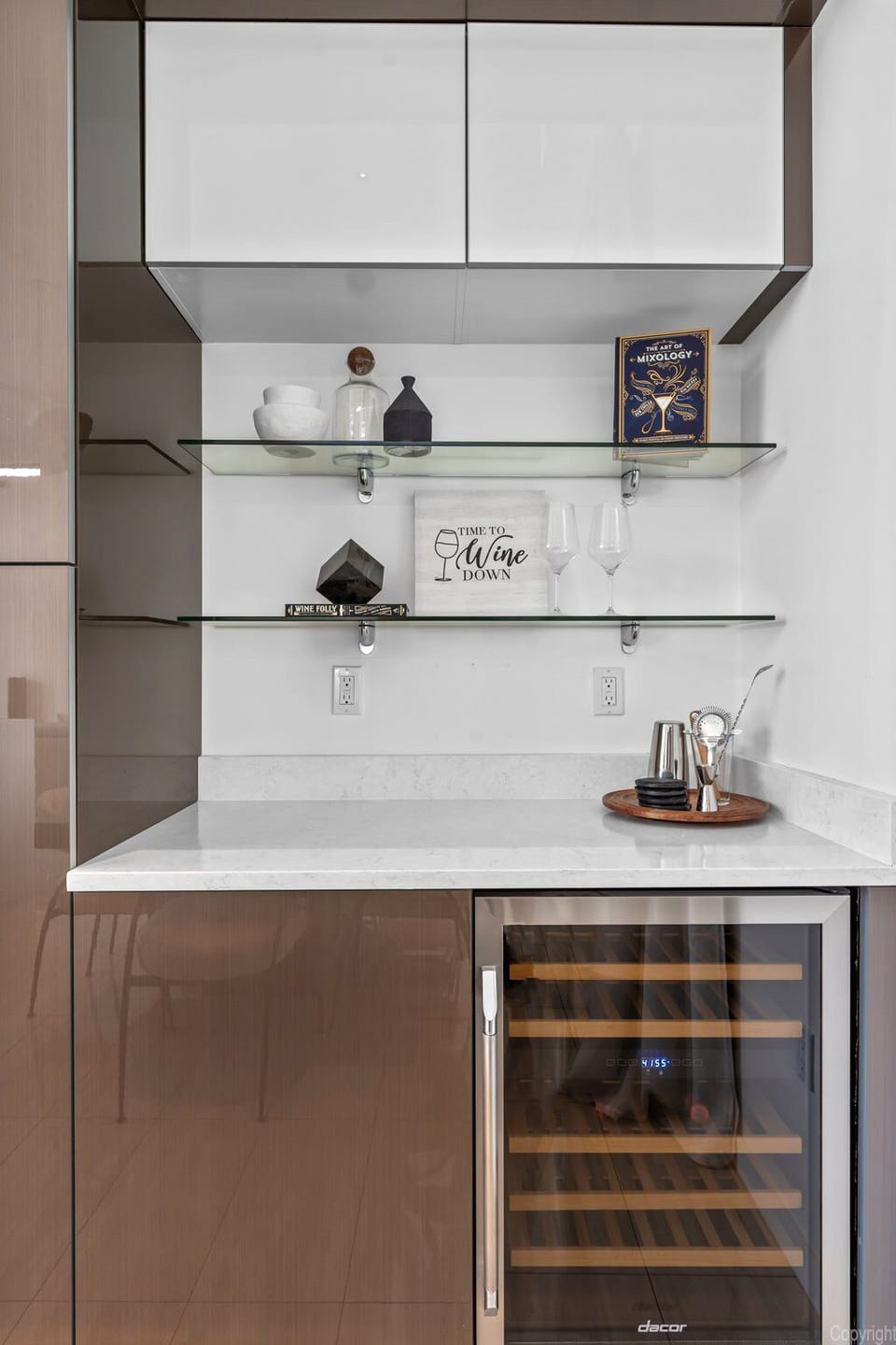 Bar with Wine Fridge