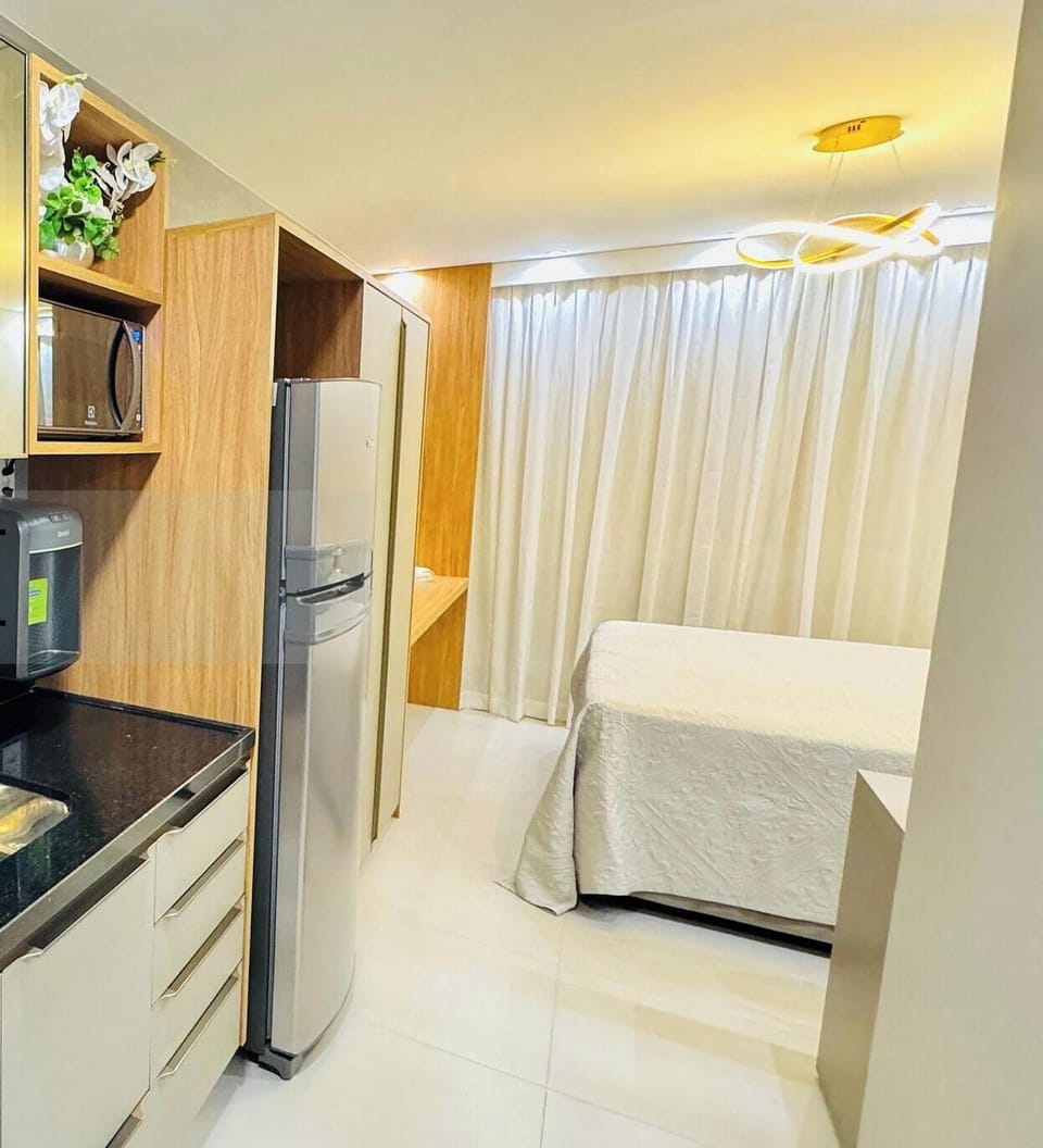 Apartment | Private kitchen | Fridge, microwave, coffee/tea maker, electric kettle