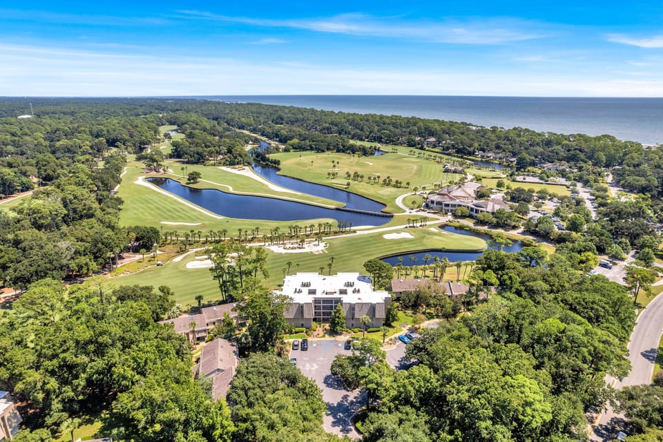 Aerial view of 439 Plantation Club Villas