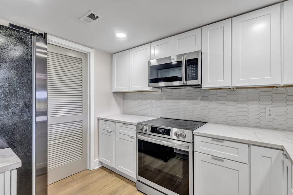 Plenty of counter space for cooking an amazing meal!