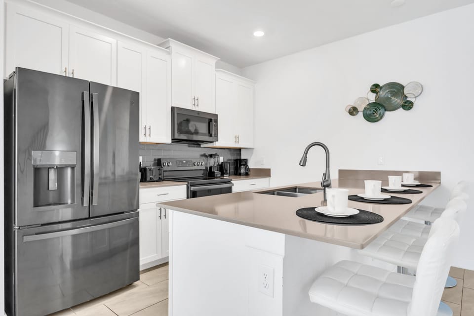 Fully equipped kitchen for large groups.