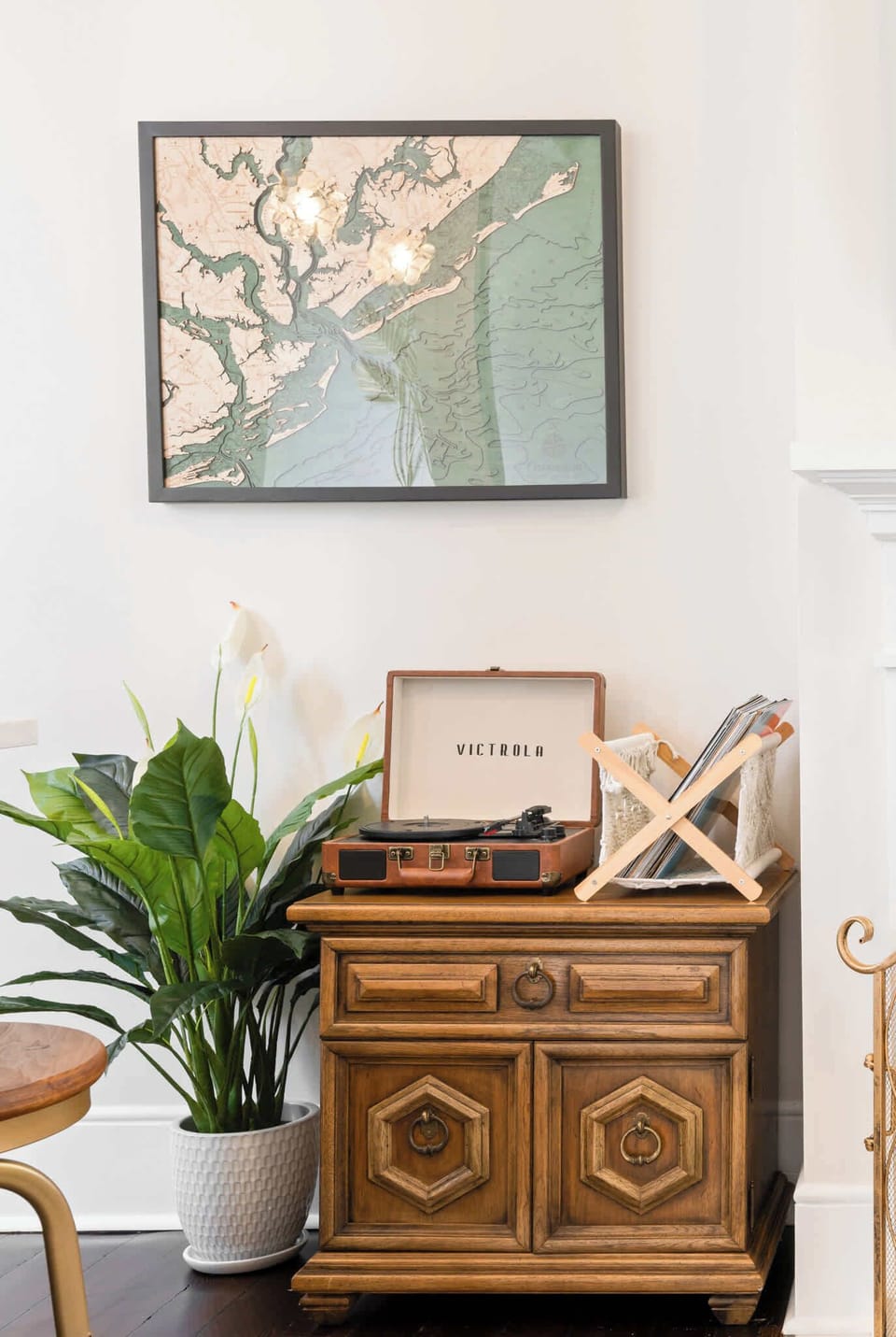 Record player + records provided!