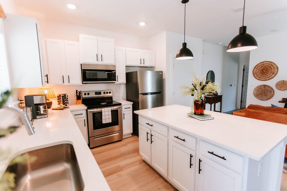 From stainless appliances to all the essentials, our kitchen makes whipping up meals a breeze.