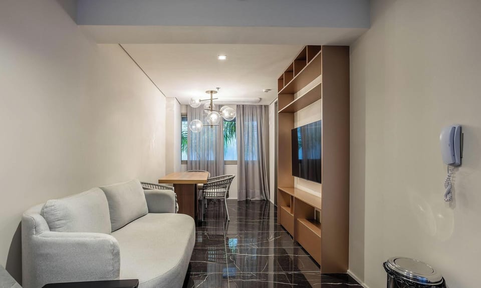 Apartment | Living area | 32-inch Smart TV with digital channels