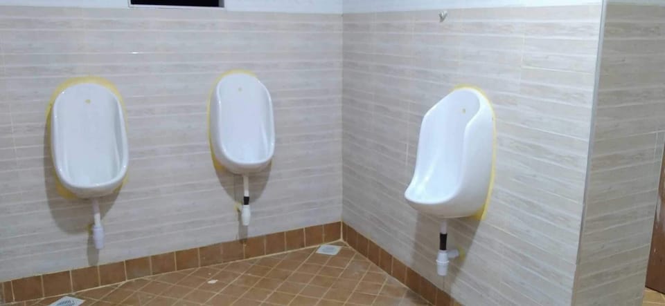 Deluxe Double Room, City View | Bathroom | Shower, slippers, towels, soap