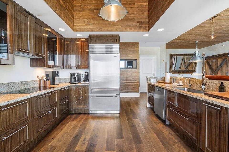 Kitchen with top of the line SS appliances and everything you need