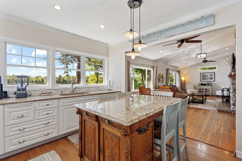 Gorgeous views from Kitchen windows