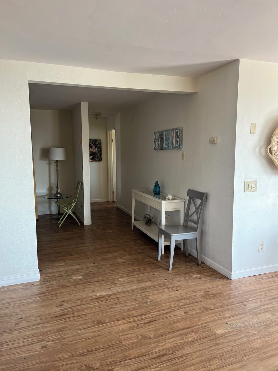 Hallway leading to bedrooms