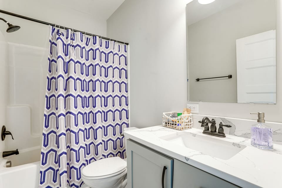 Bathroom | Towels Provided | 1st Floor