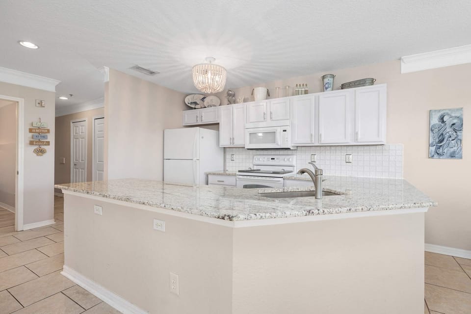 Condo, Multiple Beds, Hot Tub, Beach View (Ocean Gate I203) | Private kitchen | Coffee/tea maker
