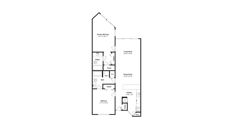 Condo, Multiple Beds, Hot Tub, Ocean View (Hibiscus B203) | Floor plan