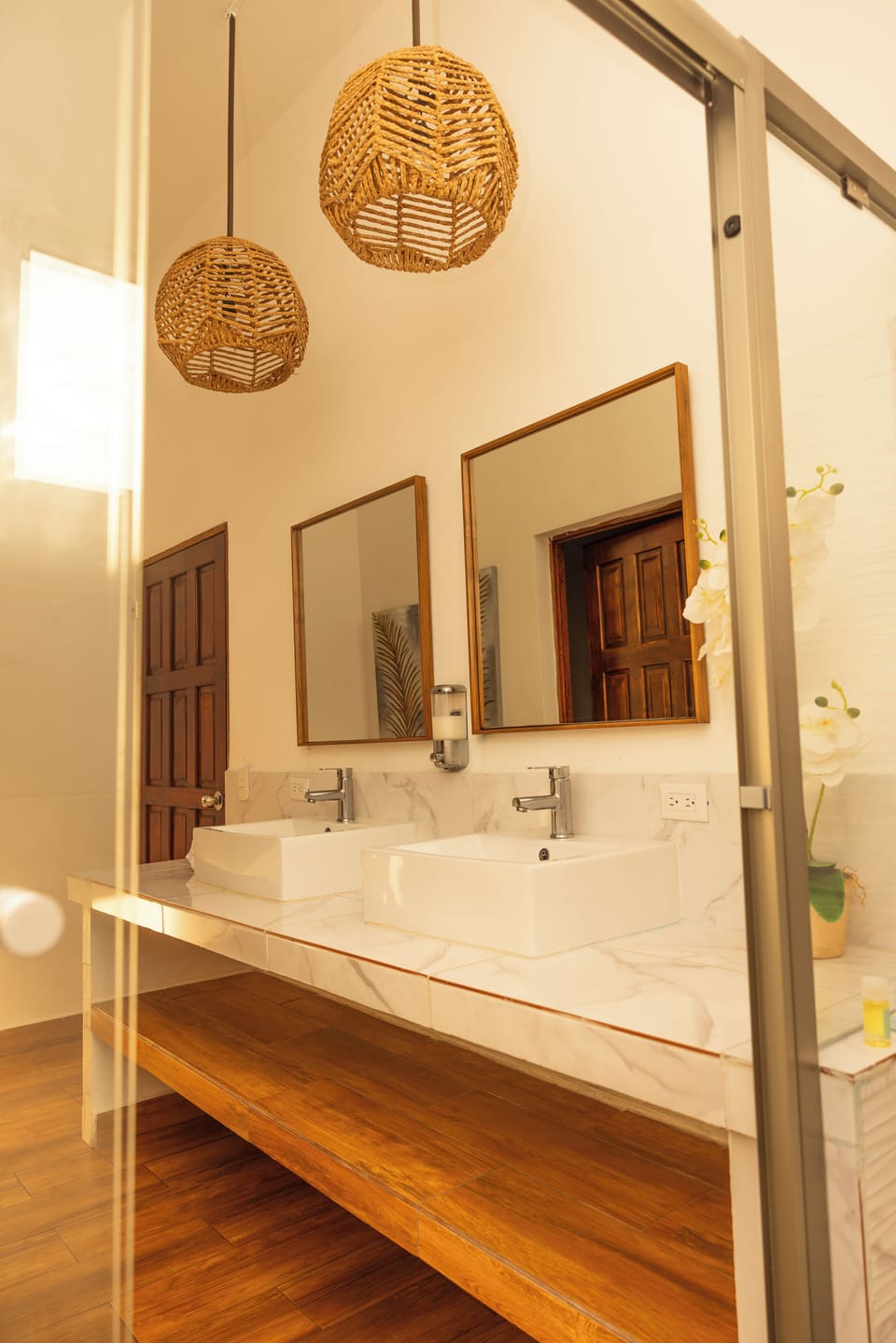 Standard Suite, Balcony, Beach View | Bathroom | Shower, towels, soap, shampoo