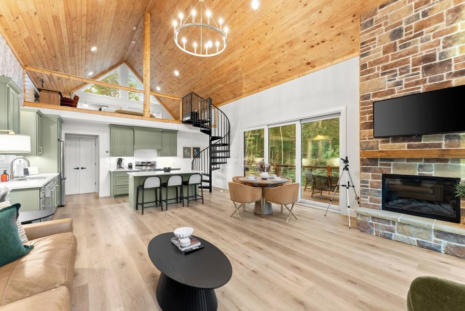 Kitchen and Living Room