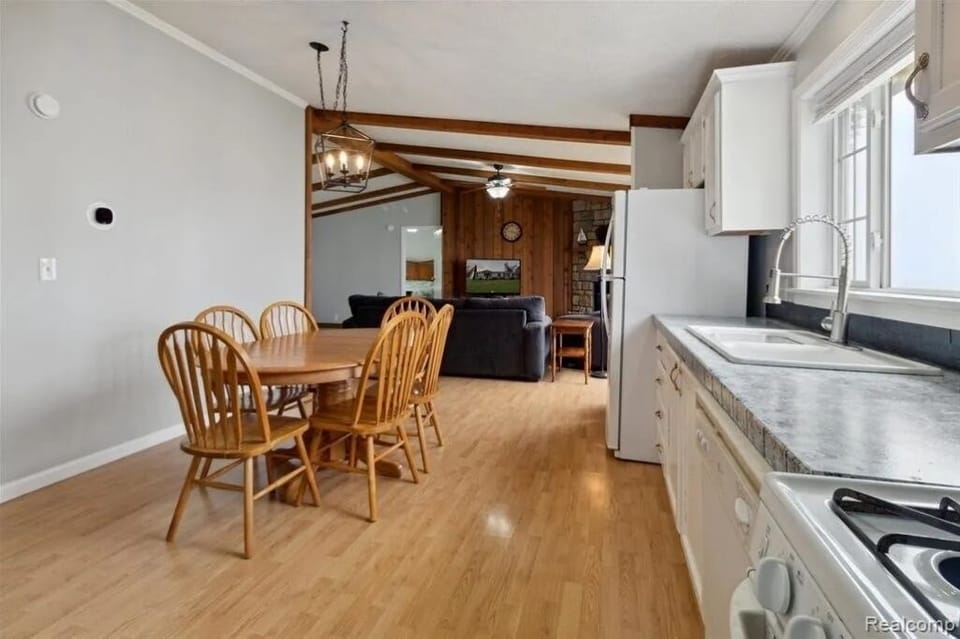 Kitchen and dining room table