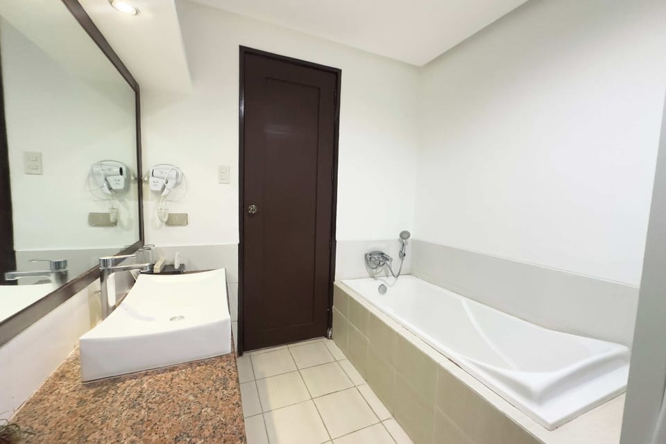 Suite | Bathroom | Shower, rainfall showerhead, free toiletries, hair dryer