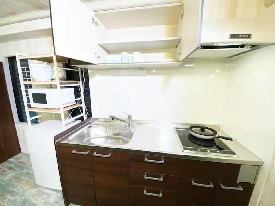Family Apartment, Non Smoking, Kitchen | Private kitchen | Fridge, microwave, stovetop, electric kettle
