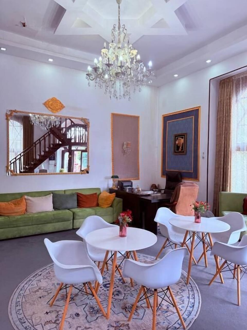 Lobby sitting area