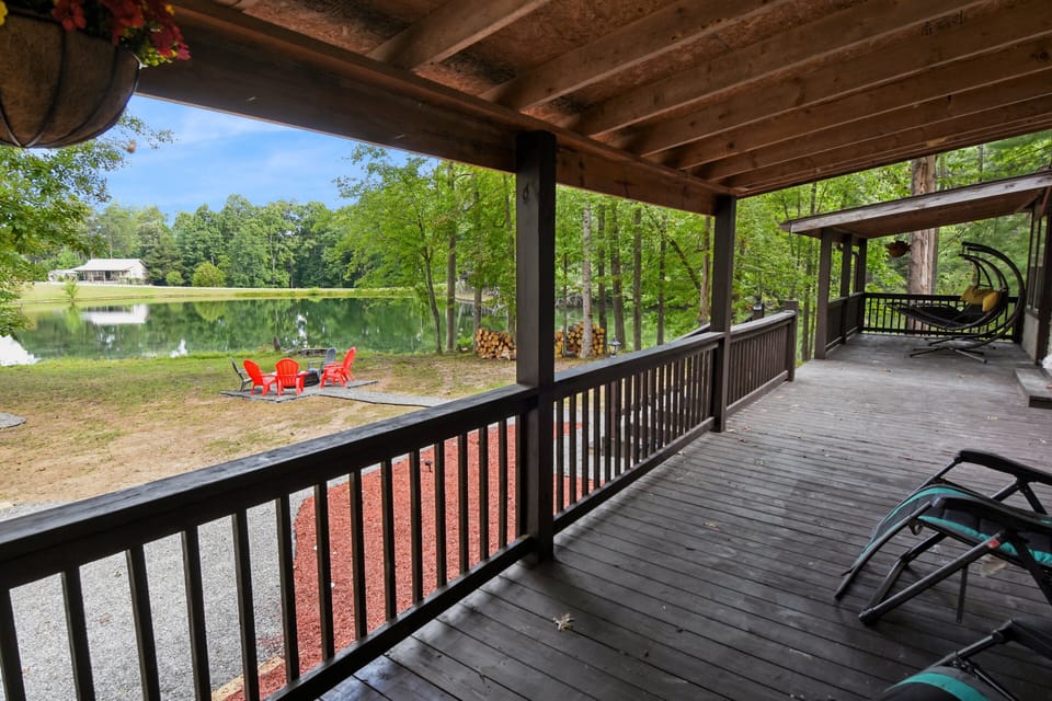 Cabin, 3 Bedrooms | Terrace/patio