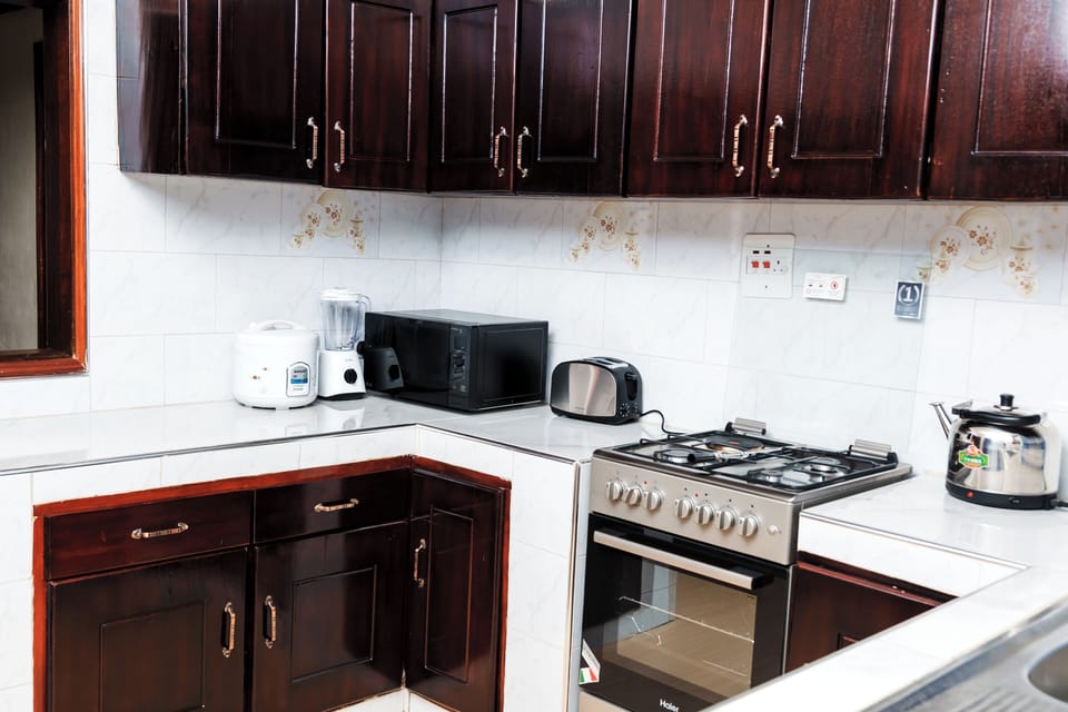 Shared fridge, microwave