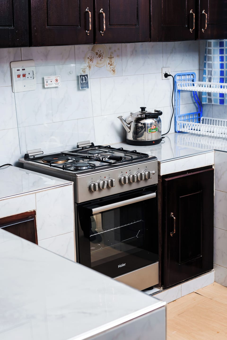 Shared fridge, microwave