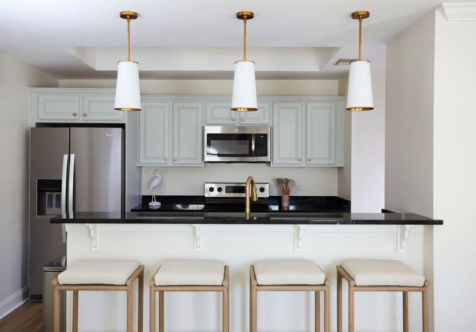 Townhome, Multiple Beds, Balcony, City View (May River Breeze) | Private kitchen | Fridge, microwave, oven, stovetop