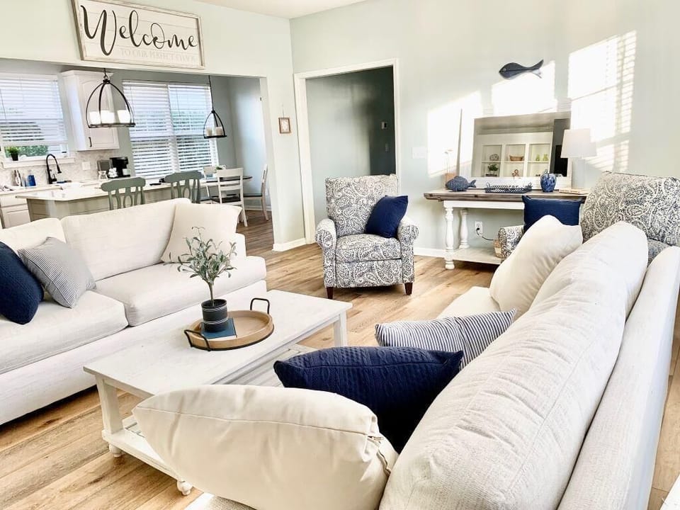 House, Multiple Beds, Patio, Garden View (Saltee Cove) | Living area | 42-inch flat-screen TV with digital channels