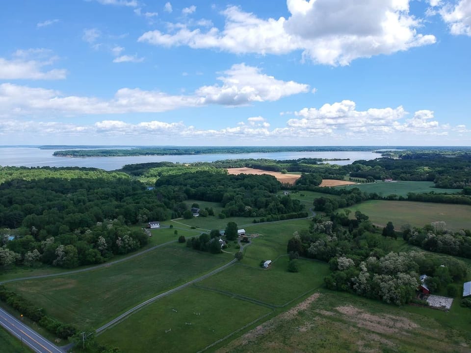 Distance to the shore and Betterton Beach
