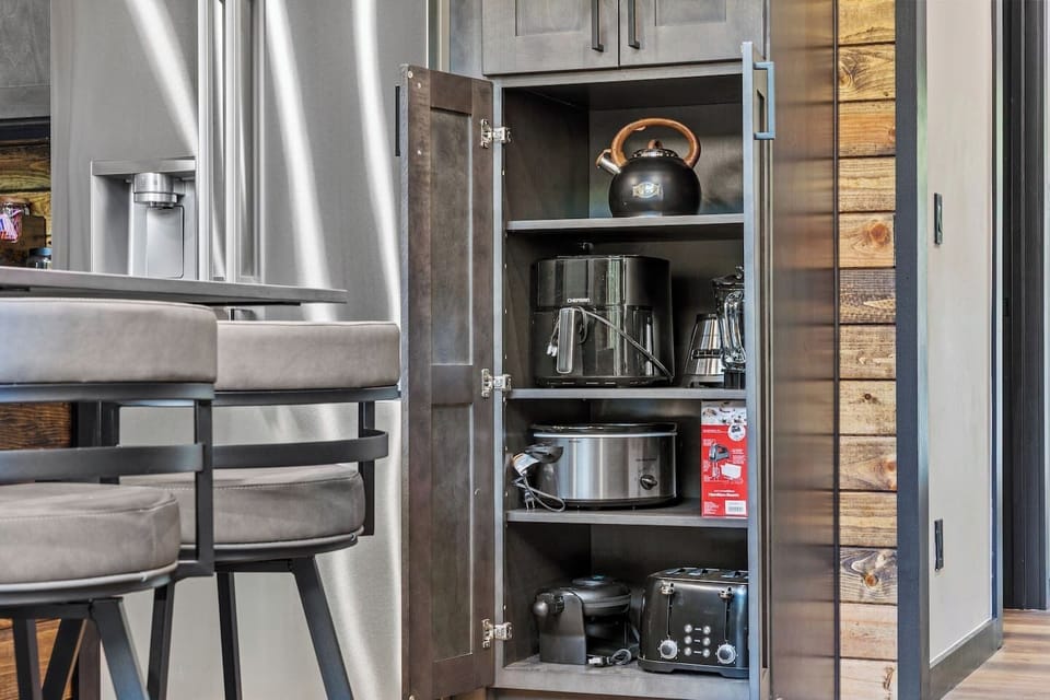 Fully stocked kitchen