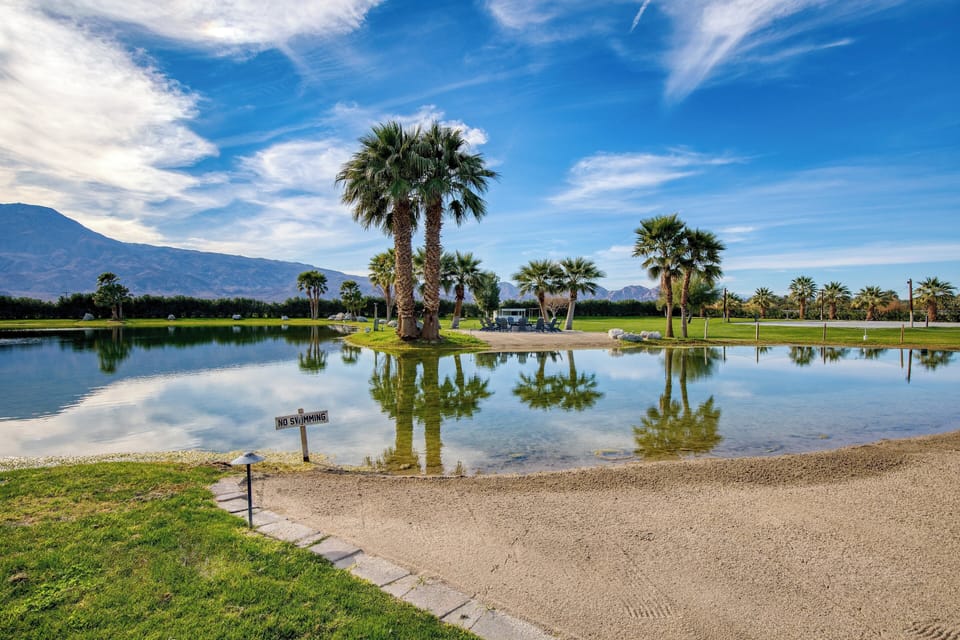 Your own private beach in the heart of the desert.