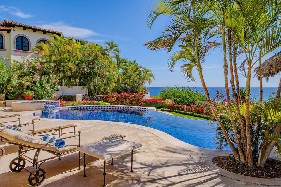 Pool terrace view