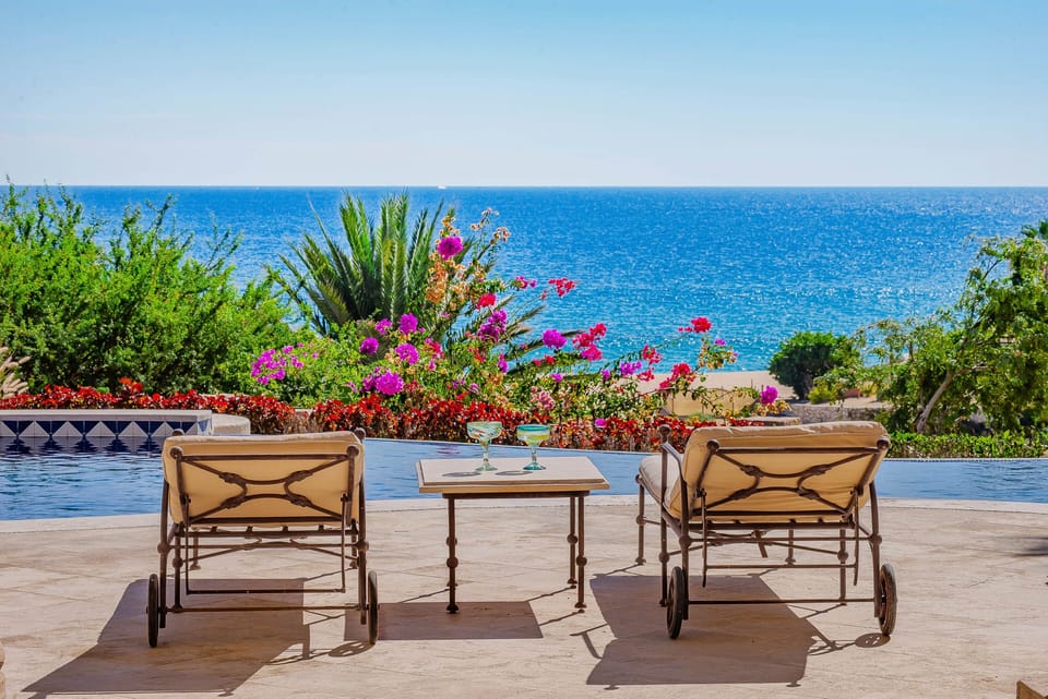 Pool terrace view