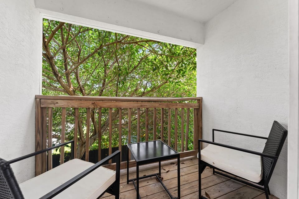 Private balcony
