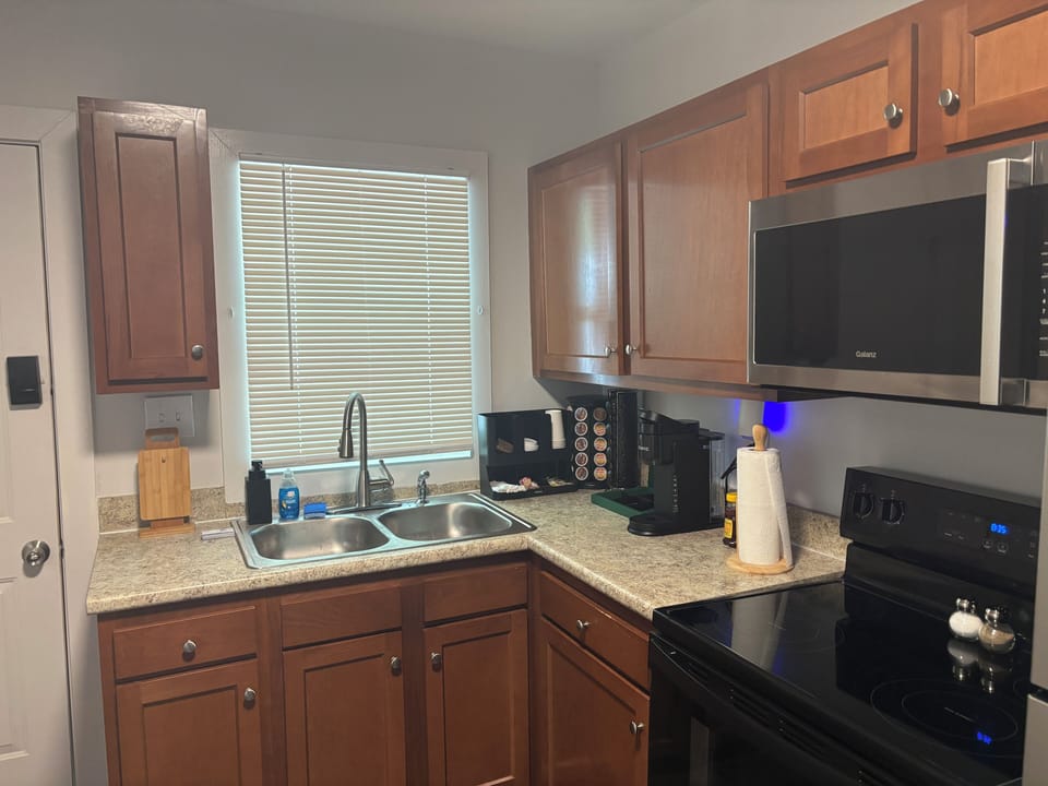 Kitchen with all new appliances 
