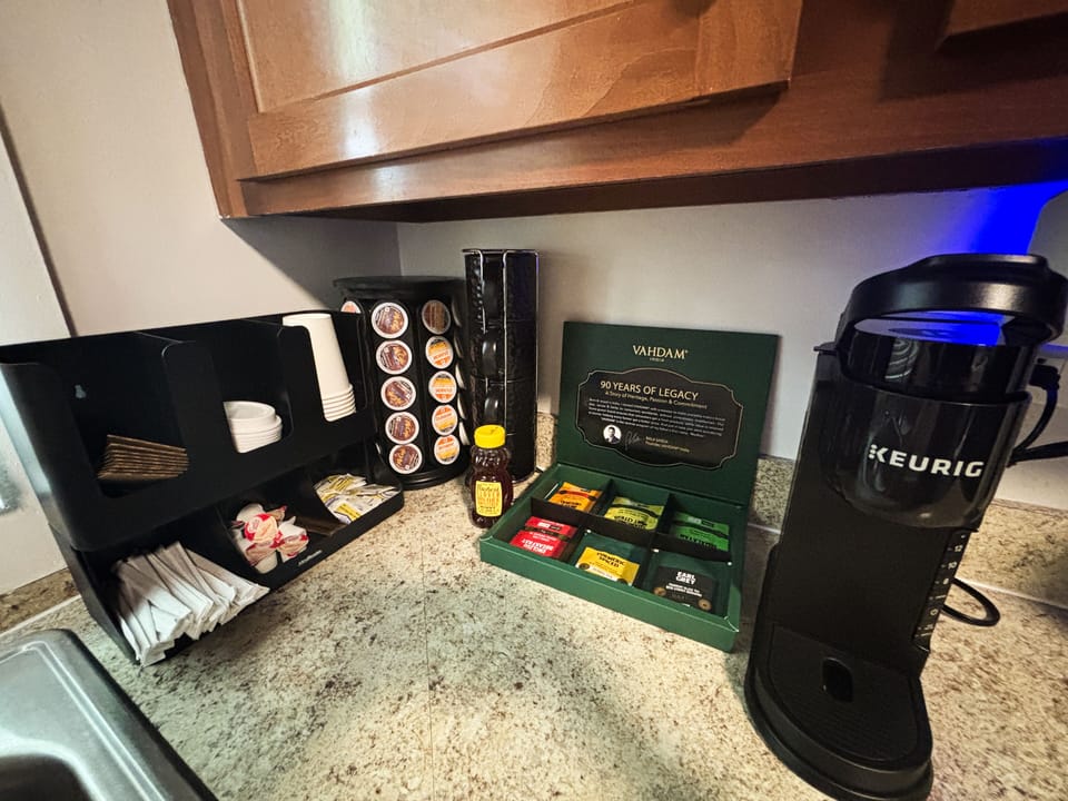 Tea and coffee station 