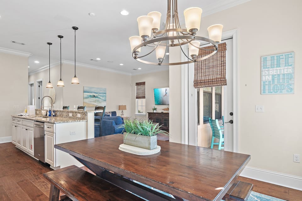 Bright dining area perfect for shared meals.