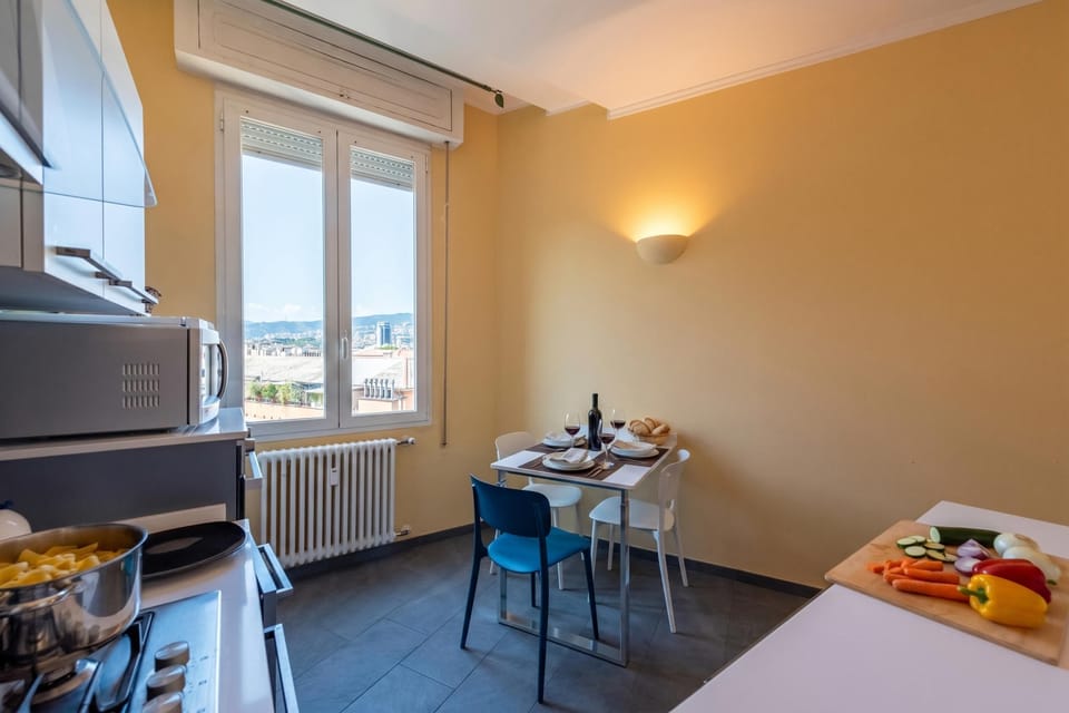 Kitchen and dining area
