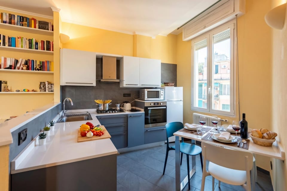 Kitchen and dining area