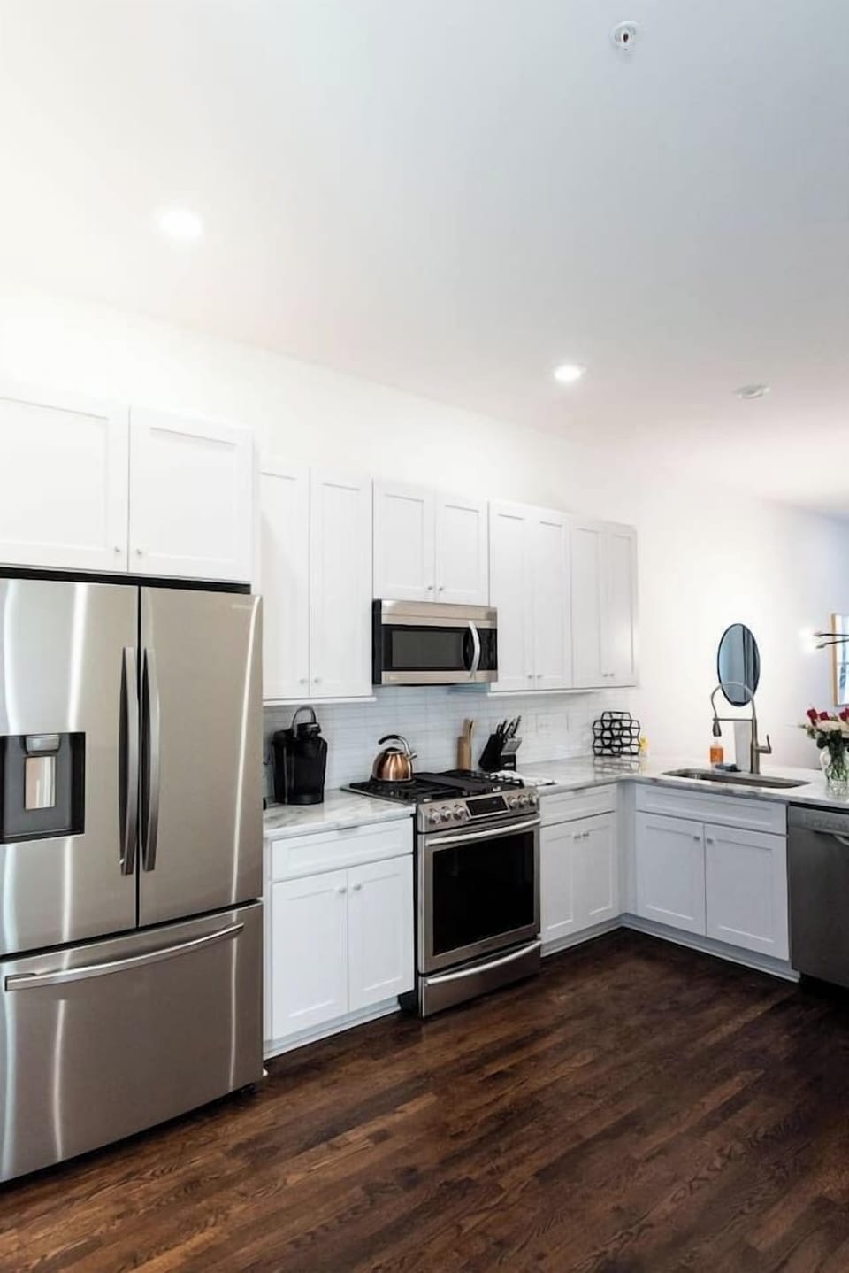 A gourmet kitchen fully stocked with everything you could require for preparing meals during your visit!