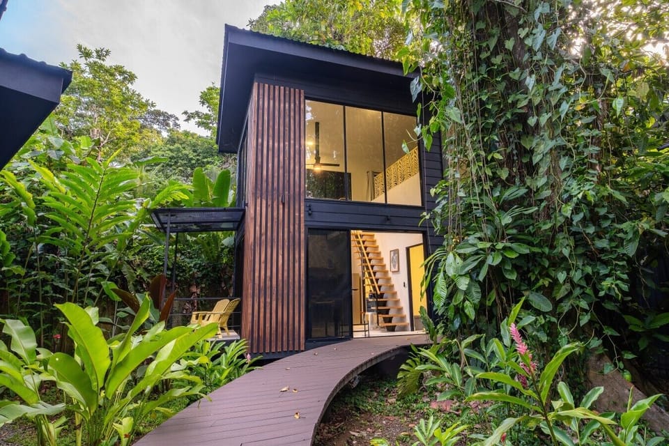 Exterior view of the house, Somnara Bosque Tropical, Playa Chiquita