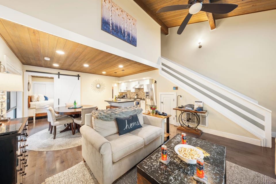 Open floor plan - easy connections for everyone.