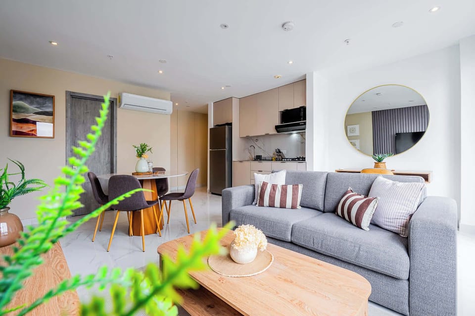 Modern design with comfy sofa