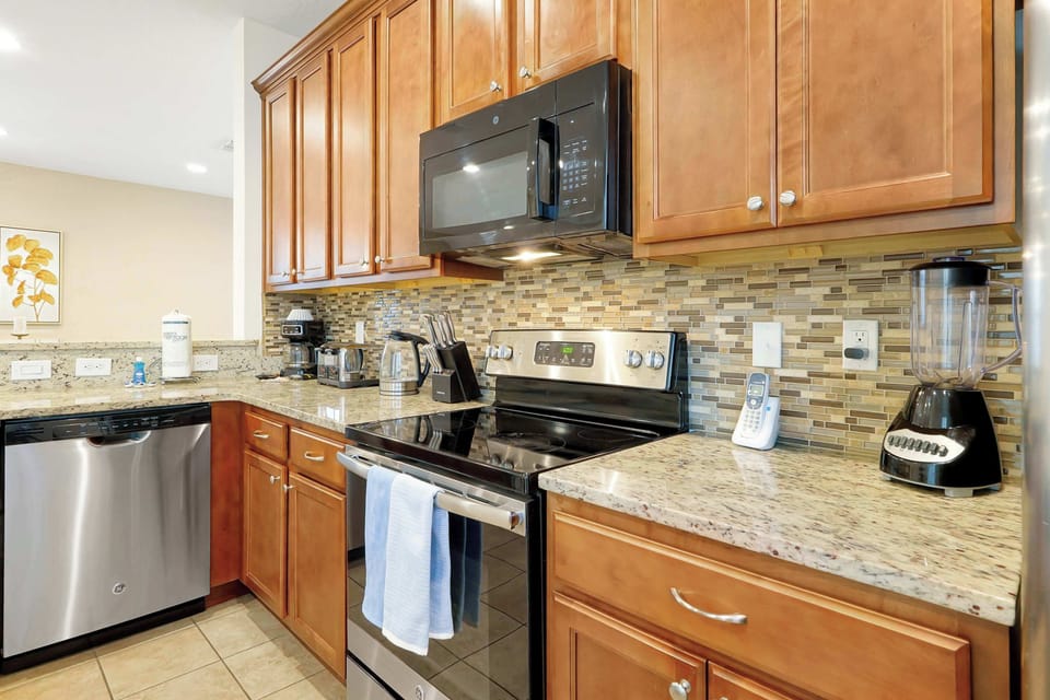 Modern kitchen with sleek finishes